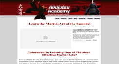 Desktop Screenshot of aikijutsuacademy.com